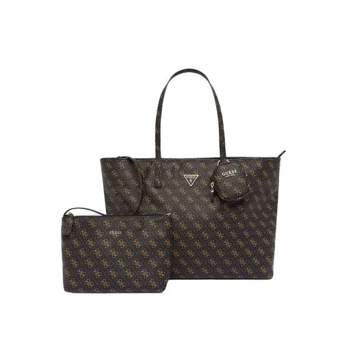 Bolso tote bag para dama Guess café QG900624-BNL