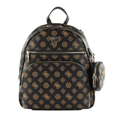 Bolso backpack para dama Guess café QG900633-BNL