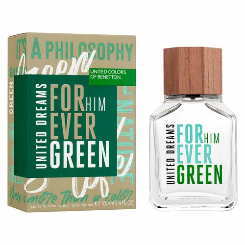 Perfume para caballero Benetton united dreams forever green100 ml edt 65201914