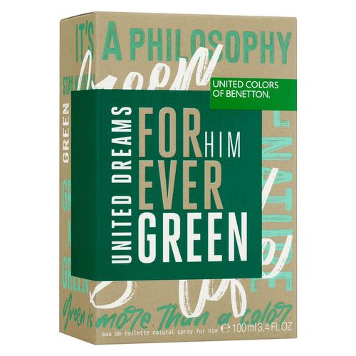 Perfume para caballero Benetton united dreams forever green100 ml edt 65201914