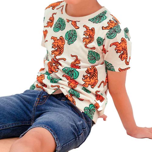 Playera casual para niño Choys multicolor 8231