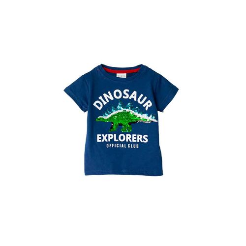 Playera casual para niño Choys azul 8773