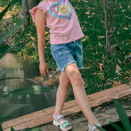 Blusa casual para niña choys rosa 8670