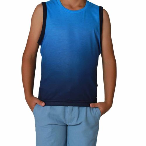 Playera Lyon azul para joven329057-800