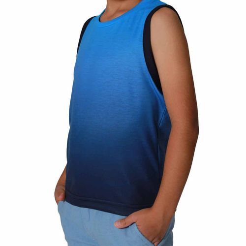 Playera casual para joven Lyon azul 329057-800