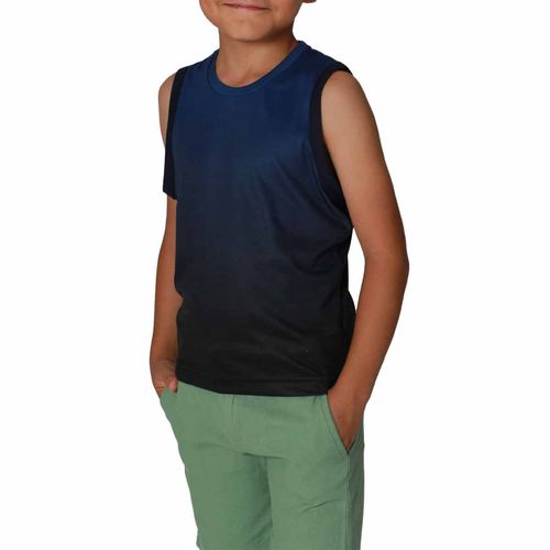 Playera casual para joven Lyon marino 329057-805