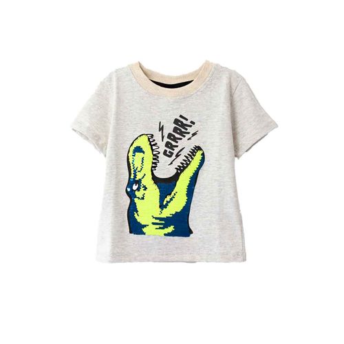 Playera casual para niño Choys gris 8465