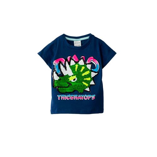 Playera casual para niño Choys marino 8772