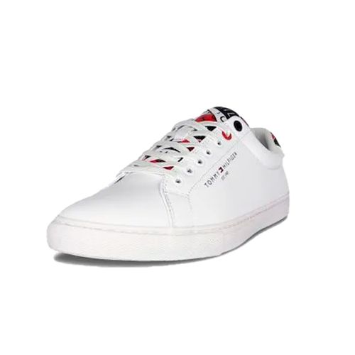Tenis choclo para caballero Tommy Hilfiger blanco fm0fm04097-ybr