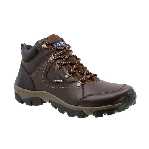 Bota casual para caballero Discovery café 2591