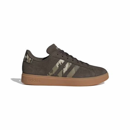 Tenis casual para caballero Adidas verde olivo ih7768