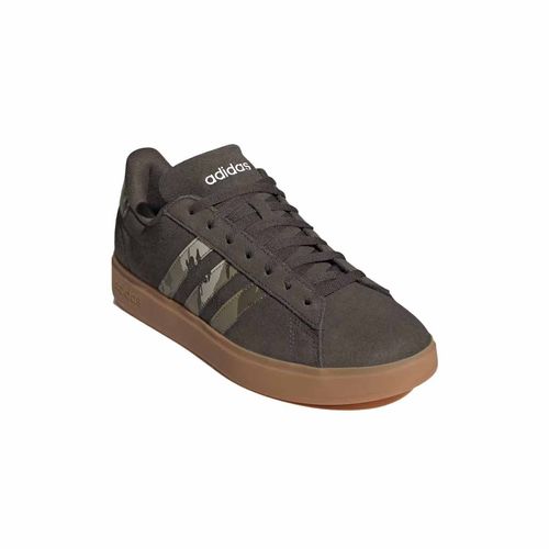 Tenis casual para caballero Adidas verde olivo ih7768