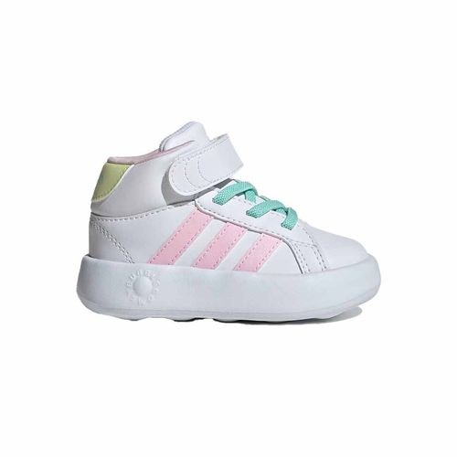 Tenis casual para niña Adidas blanco ie8704