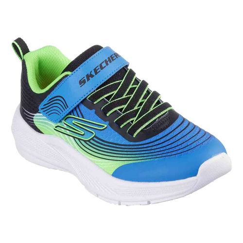 Tenis casual para niño Skechers azul 403926nbllm