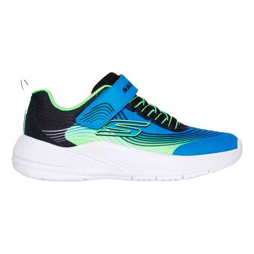 Tenis casual para niño Skechers azul 403926nbllm