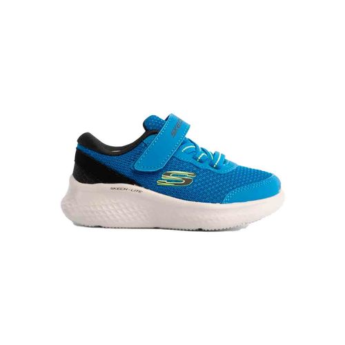 Tenis casual para niño Skechers azul 404015nblbk