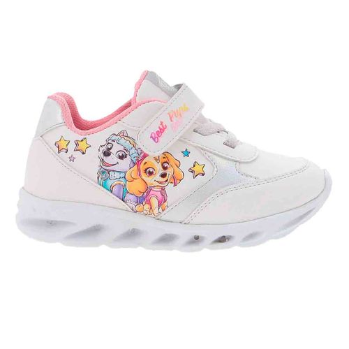 Tenis casual para niña Paw Patrol blanco pw950544st
