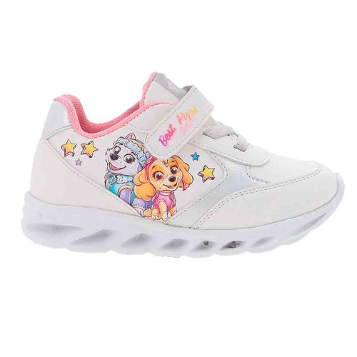 Tenis casual para niña Paw Patrol blanco pw950544st