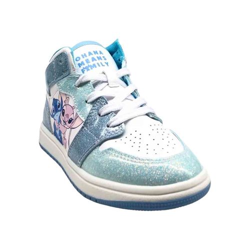 Tenis casual para niña Stitch blanco dy923009st