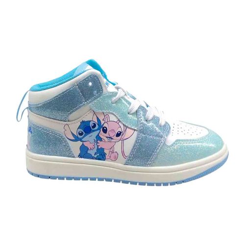 Tenis casual para niña Stitch blanco dy923009st
