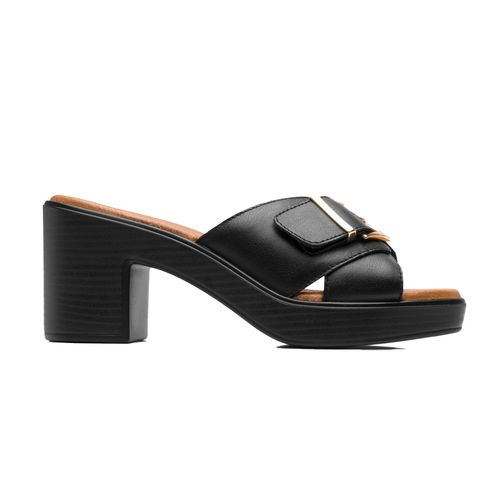 Sandalia de tacón para dama Flexi negro 133501