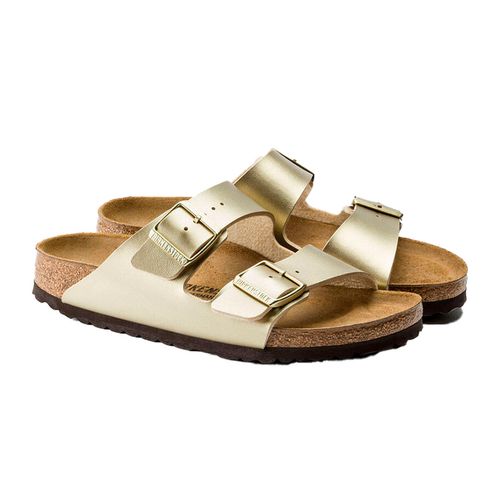 Sandalia casual Birkenstock dorado para dama 1016111