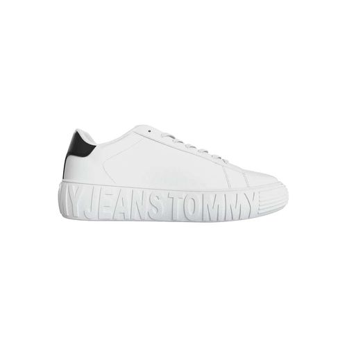 Tenis choclo para caballero Tommy Hilfiger blanco em0em01159-ybr