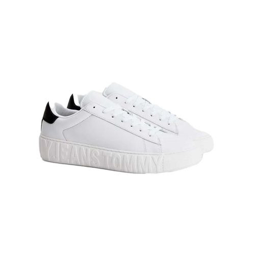Tenis choclo para caballero Tommy Hilfiger blanco em0em01159-ybr