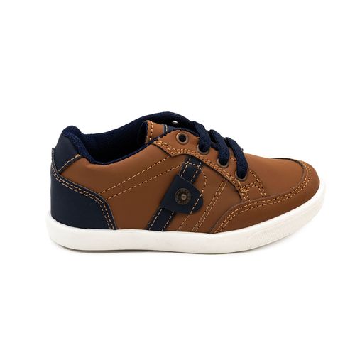 Tenis casual para niño My Things café 501