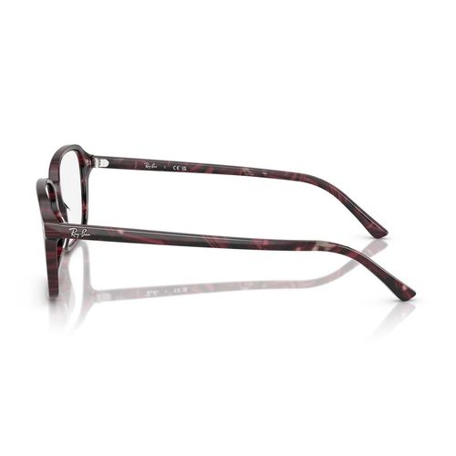 Lentes oftálmicos unisex Ray Ban square transparent fantasy violet/red 0RX5431