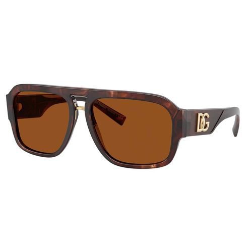 Lentes solares para caballero Dolce & Gabbana pilot dark red brown 0DG4403