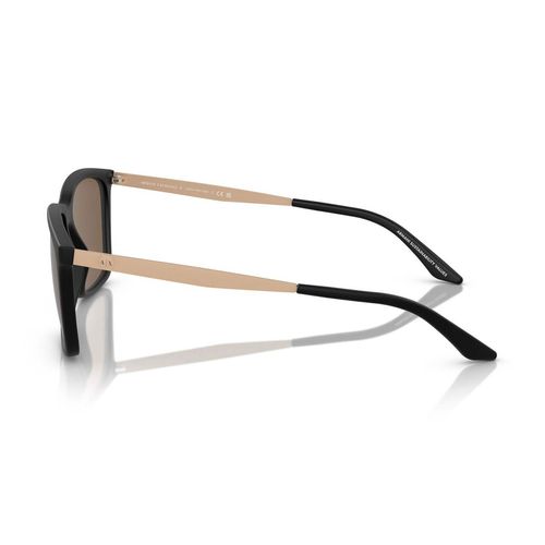 Lentes solares para caballero Armani Exchange rectangle matte black 0AX4138S