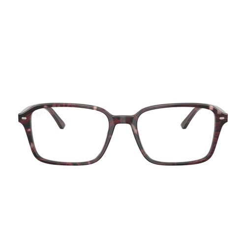 Lentes oftálmicos unisex Ray Ban square transparent fantasy violet/red 0RX5431