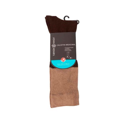 Calcetín medico para caballero John Henry beige 520 calc. med