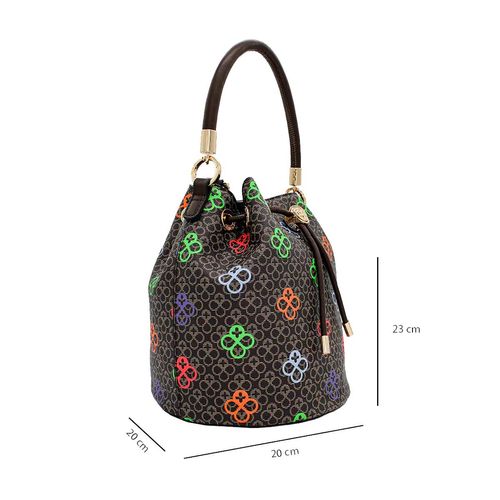 Bolso bucket para dama Jaime Ibiza multicolor JI 2483