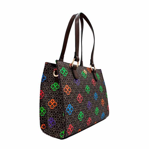 Bolso satchel para dama Jaime Ibiza café JI 2484