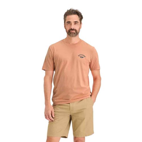 Playera casual para caballero Dockers naranja a1103-0311