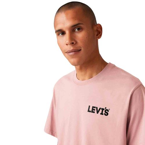 Playera casual para caballero Levis rosa 16143-2000