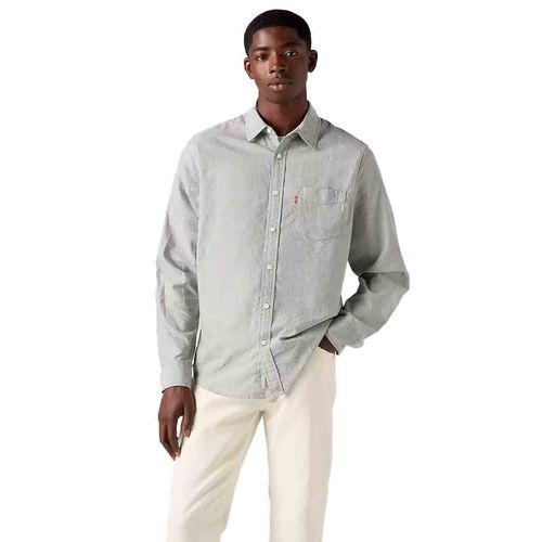 Camisa casual para caballero Levis gris 85748-0298