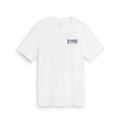 Playera casual para caballero Levis blanco 22491-1855