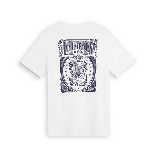Playera casual para caballero Levis blanco 22491-1855