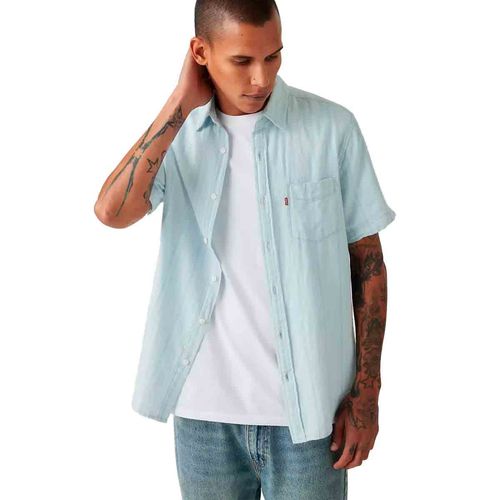 Camisa casual para caballero Levis azul 86627-0281