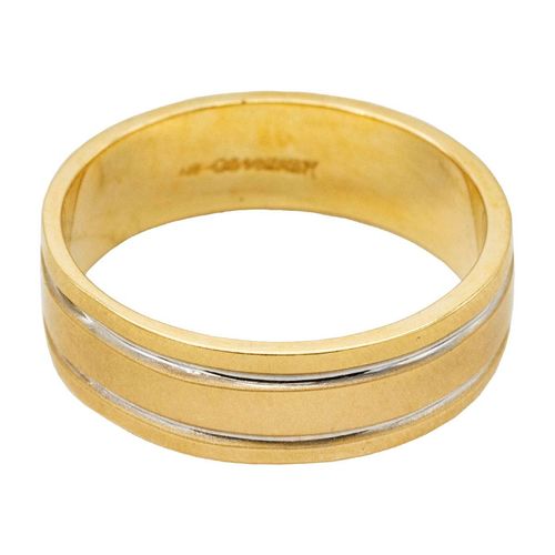 Argolla de matrimonio n°7.5 Valessa de 14k A00130-D6