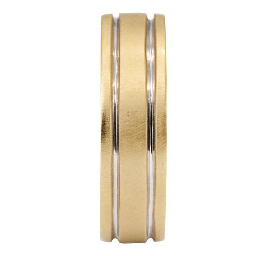 Argolla de matrimonio n°7.5 Valessa de 14k A00130-D6