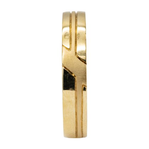 Argolla de matrimonio n°7.5 Valessa de 14k A00E051-D4