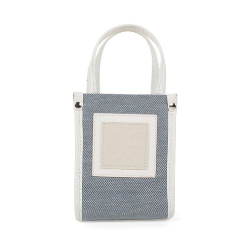 Bolso mini tote bag para dama Cloe azul RBLNI23571AZU