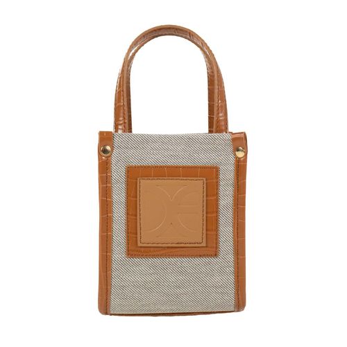 Bolso mini tote bag para dama Cloe café RBLNI23571CAM