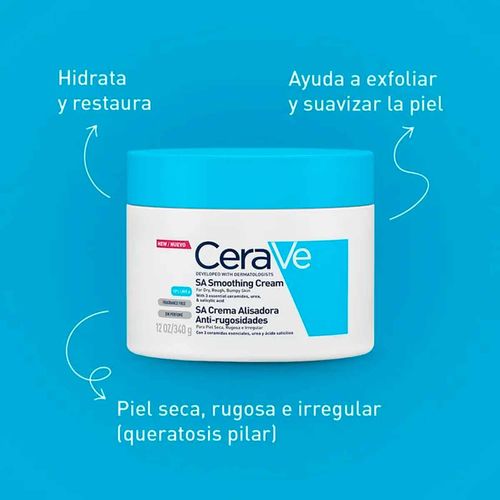 Crema hidratante Cerave con fórmula exfoliante CER-HIDD0015