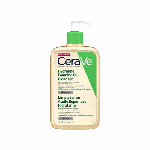 Limpiador en aceite espumoso hidratante Cerave 473 ml CER-LIMD0004