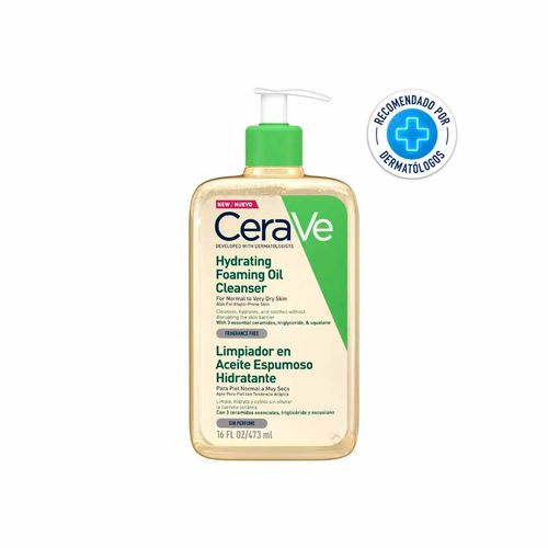 Limpiador en aceite espumoso hidratante Cerave 473 ml CER-LIMD0004